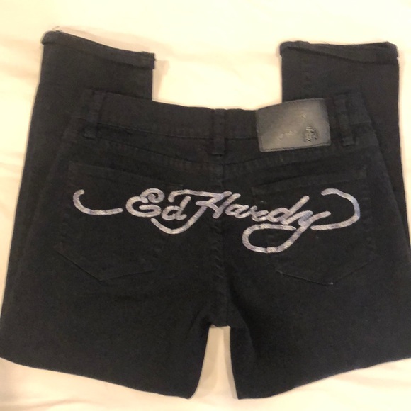 Ed Hardy Denim - Ed Hardy black jeans